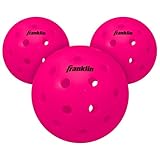 Franklin Sports Pickleball-x Performance 40 Outdoor Balls-Pink