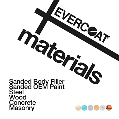 Evercoat EverGold Finishing Putty for Fiberglass, Aluminum, Steel, Sanded Body Filler & More - 30 Fl Oz