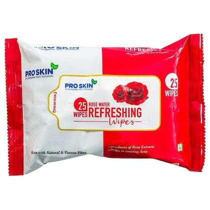 PRO SKIN Rose Water Refreshing Wipes-image-39