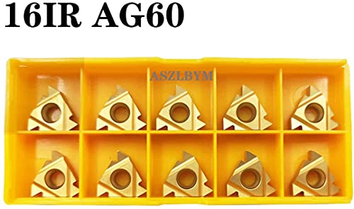 Aszlbym Snr0013M16 Cnc Lathe Internal Threading Boring Bar Turning Tool Holder With 10Pcs 16Ir Ag60 Carbide Turning Insert thumb #2