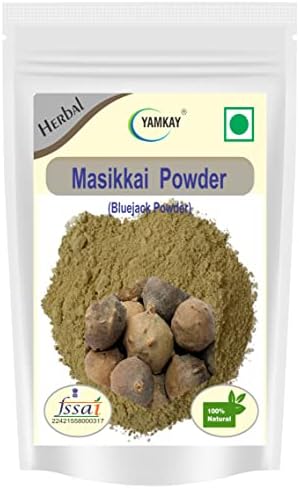 Yamkay Masikai powder | Bluejack, Oak Gall Powder, Oak Apple | Majakaanee, Mashikkay | Maajoophal/Majuphal/Mazu | Machikaaya | Machi Kaayi | 100 Gm Pack of 1