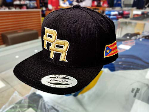 Puerto Rico Snap Back Caps with Embroidery PR Logo miniatura 4