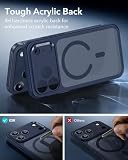 ESR Etui do iPhone'a 17 Pro Max, sterowanie kamerą, kompatybilne z MagSafe, odporne na wstrząsy ochrona klasy wojskowej, magnetyczne etui na telefon iPhone 17 Pro Max, klasyczne hybrydowe etui
