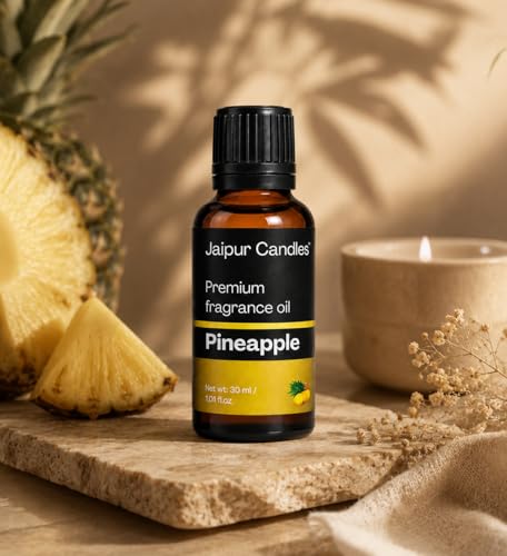 Image of Fragrance Oil | 30 ml | Aroma Oil for Home Fragrance | Best for Aromatherapy | Use in Diffusers, Candles, Air Fresheners (30ML, Pineapple)