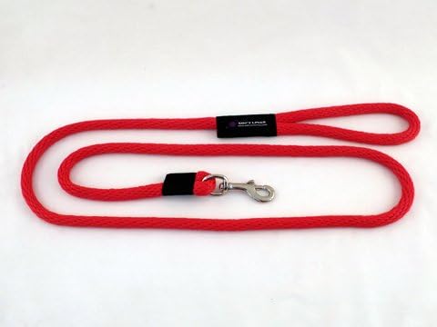 Soft Lines P10608RED Dog Snap Leash 0.37 in. Diameter by 8 Ft. - Red