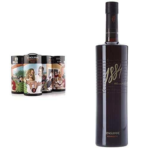Yzaguirre Rojo Clásico - vermouth tradicional, Bag in Box 3L & Yzaguirre Vermouth 1884 Gran Reserva - Vermut selección Botella de 750 ml