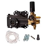 10.0GA13 AAA Horizontal Pressure Washer Pump Max 4000 PSI 3.5 GPM 1 Inch Shaft OEM replacement pump with standard SAE mounting for 8.5HP engines and above from Simpson Cleaning