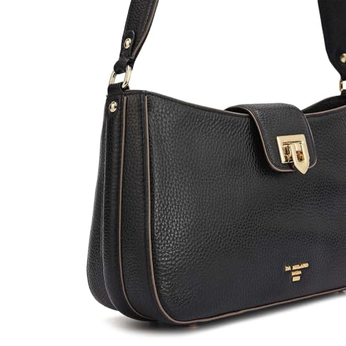 Image of Da Milano Leather Shoulder Bag for Women (00426A-OL)