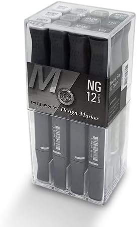 Amazon メクシー デザインマーカー Ng 12色セット キャンバス キャンバス用品 通販