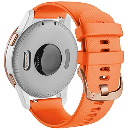 Bracelet Garmin Vivoactive 4S anti-irritation en silicone flexible pour peau sensible