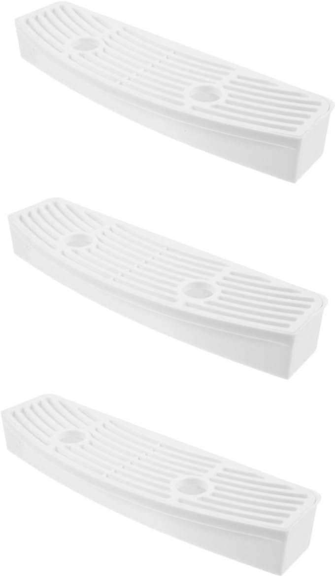 POPETPOP 3pcs Water Dispenser Drip Catcher Tray Easy to Install Plastic Replacement Tray for Water Dispenser Leak Design Effortless Maintenance Essential