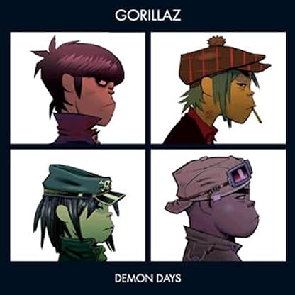 Demon Days [2 LP] por Gorillaz, capa do álbum