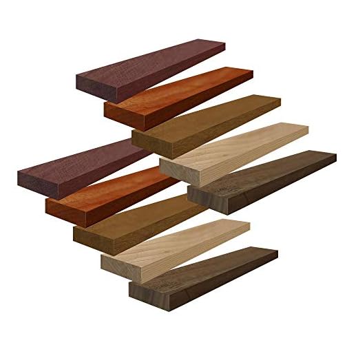 Variety Pack of 10, 3/4" Lumber Boards/Ideal Cutting Board Blocks 3/4" x 2" x 16"