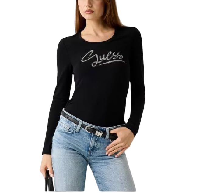 T-shirt GUESS femme de qualité supérieure coupe premium