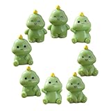 Animaux miniatures : le design est concis et à la mode, la couleur est , les détails sont exquis et réalistes, mini ornement de dinosaure en résine.