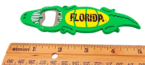 Florida Alligator Bottle Opener Sunshine State Gator Souvenir Magnet, 5 Inch - Image 3