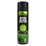 Autotek Professional Tough Durable Finish Spray Paint, Gloss Black Wheel Paint, 500 ml