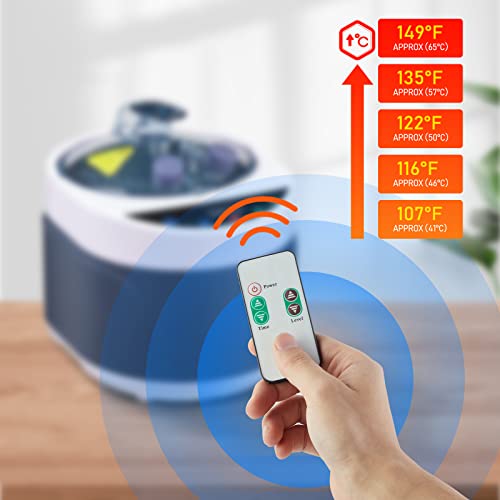 Image of Sauna Steamer, Portable Steam Generator with Remote Control, 4 Liters Stainless Steel Sauna Steamer Pot, Sauna Steam Machine with Timer Display, 1500W Home SPA Fumigation Sauna Steam Machine