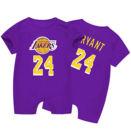 LDLXDR Traje de Gateo para bebé, Adecuado para Traje de Baloncesto para bebé recién Nacido NBN de 0-15 Meses,Purple-2,66CM