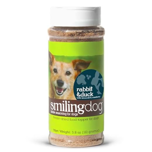 Herbsmith Kibble Seasoning – Freeze Dried Rabbit & Duck – Dog Food Topper for Picky Eaters - 3.8 oz