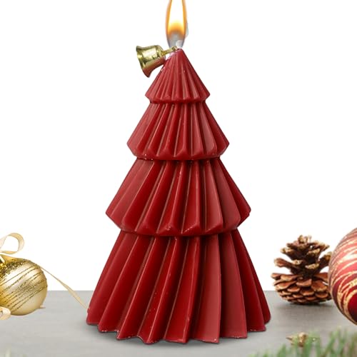 Velas de árbol de Navidad, decoración de velas de aromaterapia para árbol de Navidad, centro de mesa pequeño eliminador, natural para sala de estudio, fiesta, mujeres, eventos, propietarios de