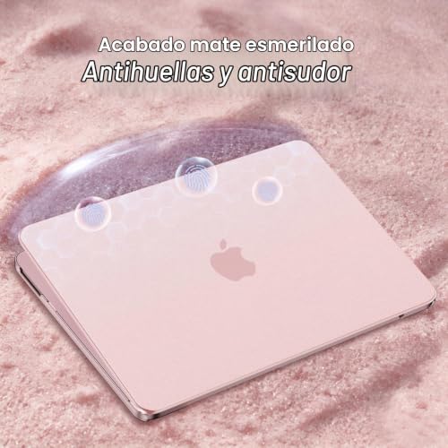 Funda MacBook Neo 13 Pulgadas A18 Pro Chip 2026 Carcasa Rosa 3