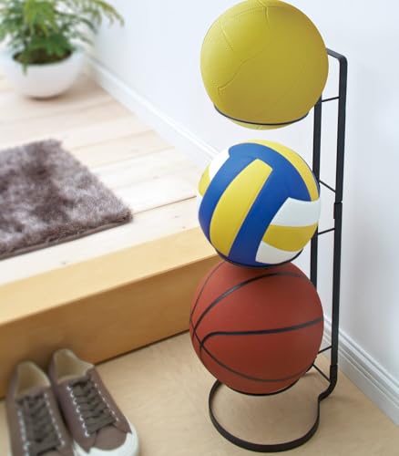 Range-ballons Yamazaki 7290 support vertical en acier noir