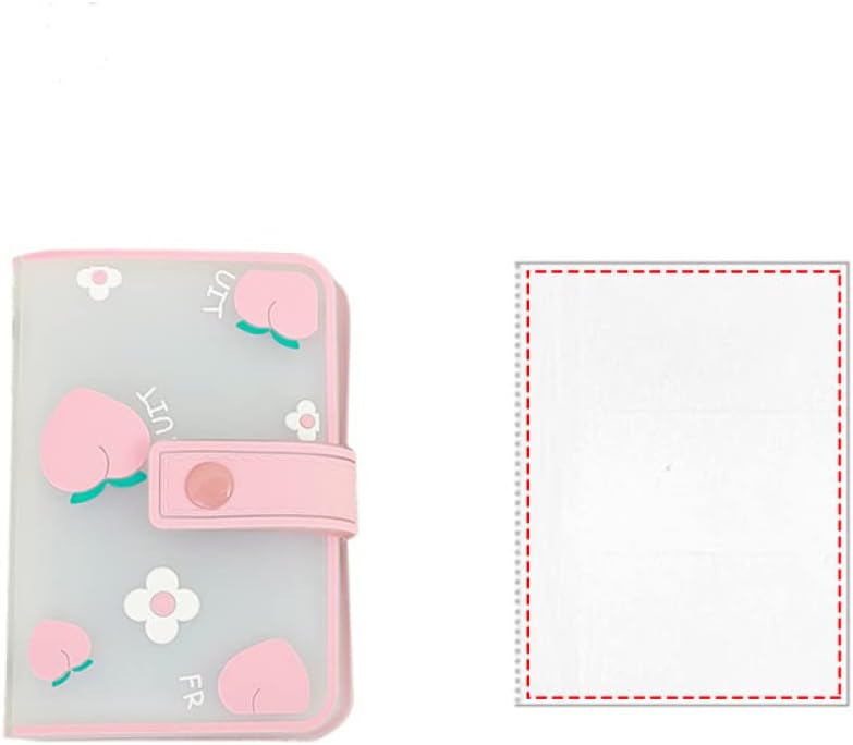Small Photo Album 3 Inch Polaroid Album Album Photo Card Holder Photocard Binder ID Card Cover Bank Card Covers,S1 20 cards holder