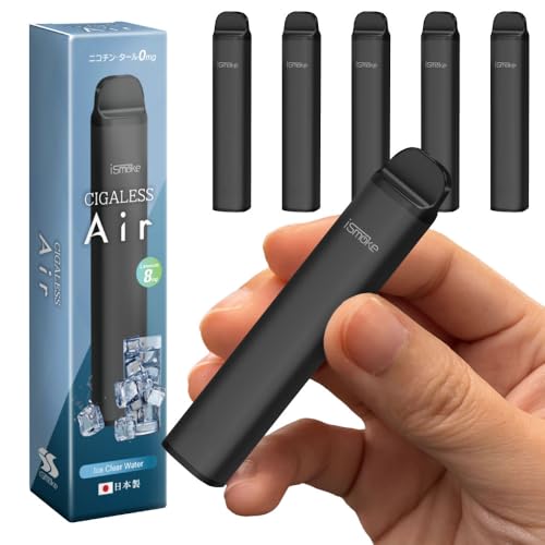 ismoke CIGALESS Air dq^oR ĝ 2500z\ VAPE e  jR` ^[ ACX[N VKX GAt[ o͒(d 8mg, ACXNAEH[^[ 5{)