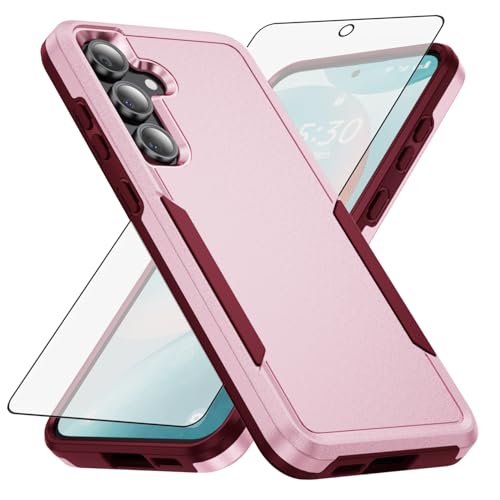 Coque Samsung Galaxy S24 FE antichoc avec protection d'écran en verre trempé intégrée