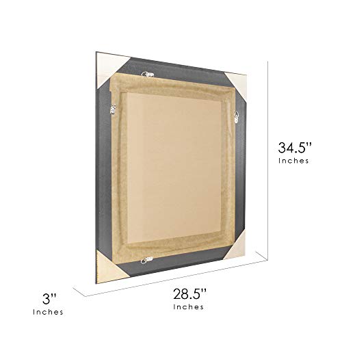 Head West 8836 Wall Mirror, 28.5 X 34.5, Bronze #TOP7