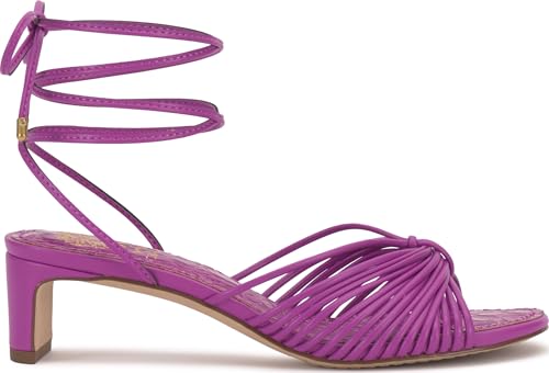 Image of Vince Camuto Lory Ankle Wrap Kitten Heel Sandals