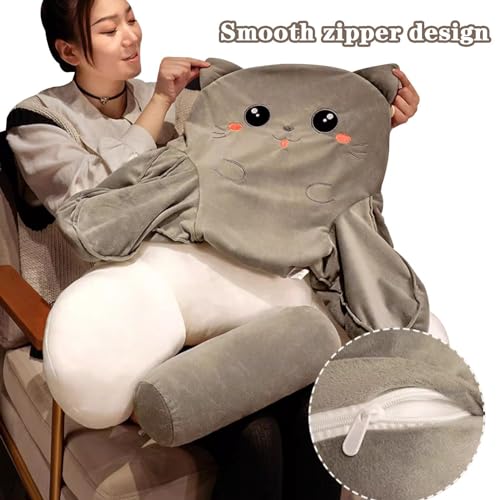Coussin de lecture chat mignon pour lire au lit confortablement - 7