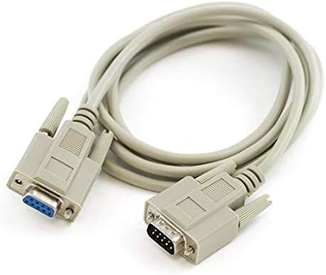 100 Foot DB9 Male to Female RS232 Extension Serial Cable - 28 AWG Shielded