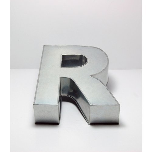 10” Alphabet Shape Cake Tin Mould Pan - Name The Cake – A to Z All Letters (R)