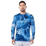 Realtree Men's Long Sleeve Performance Shirt, Realtree Xtreme Dark Blue, XX-Large