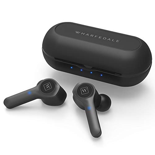 Wharfedale Wpods, Bluetooth 5.0 Wireless Headphones,TWS Wireless Earbuds in-Ear, Stable Connection, HiFi Sound Quality,Touch Control,Noise-Cancelling Microphones