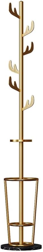 Floor-Standing Creative Metal Coat Hanger Coat Rack Home Indoor Coat Hanger Bedroom Coat Rack(D)