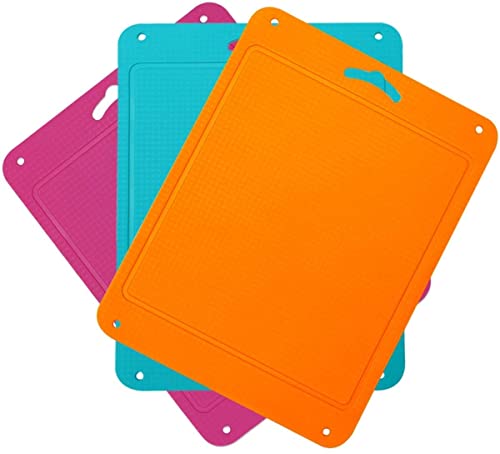 Kingneed Silicone Chopping Mat Flexible Thick Cutting Board Food Grade Material Odorless Two Sided Non-Slipping 0.15 Inch Thickness, 12.6 X 9.6 Inch For Kitchen (Fluorescent Green) #TOP7