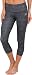 adidas Performance Women's Performer Mid-Rise Three-Quarter Tights, X-Large, Dark Grey/Print/Matte Silver