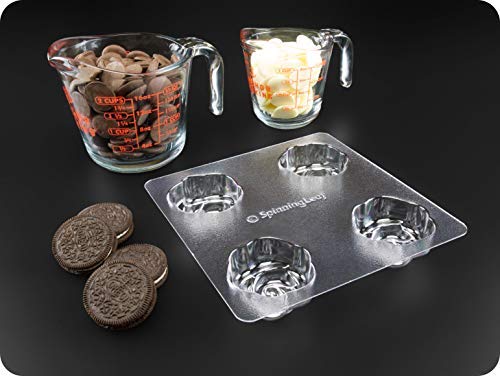 Spinningleaf Rose Sandwich Cookie Chocolate Candy Molds #TOP2