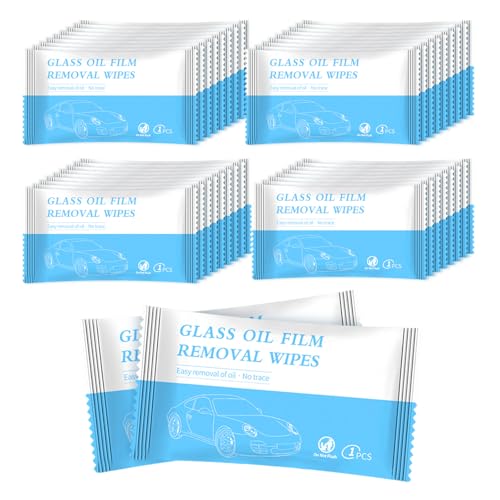 Hipruict Car Cleaning Wipes, 200 PCS Individually Car Wipes, Fast Cleaning Car Leather Cleaner Wipes, Suitable for Car Window Glass, Floor Windows, Mirrors