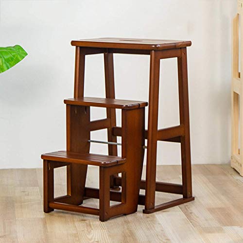Tabouret d'escalade en bois pliable 3 étapes DASHADAO pour maison