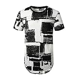 Bascar T-Shirts FüR Herren Sportshirt Kurze ÄRmel Funktion Trainingsshirt Running Tennis Kurzarm Neu Sommer MäNner Schnelltrocknendes Rundhalsausschnitt Laufshirt Funktionsshirt