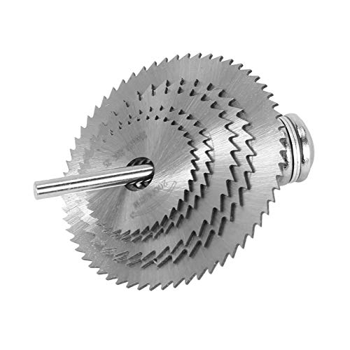 Yaregelun 6 Pcs 22-44mm HSS Circular Saw Blade Cutting Discs Set with 2 gaskets for Drill