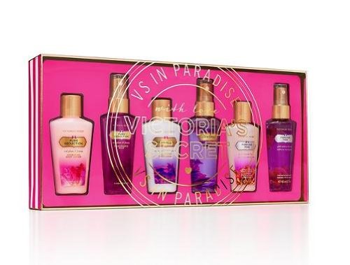 Victoria s Secret Garden Collection Mini Body Lotion & Body Mist Set - 6 Pcs Gift Set