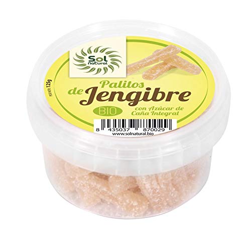 SOLNATURAL PALITOS DE Jengibre Bio 125 g, Estándar, Único Cover