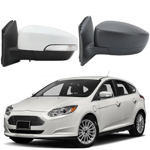 Ensemble rétroviseur pliable Ford Focus 2015-2018 noir complet