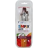Loew Cornell Simply Art Portable Paint Brush Palette Pack