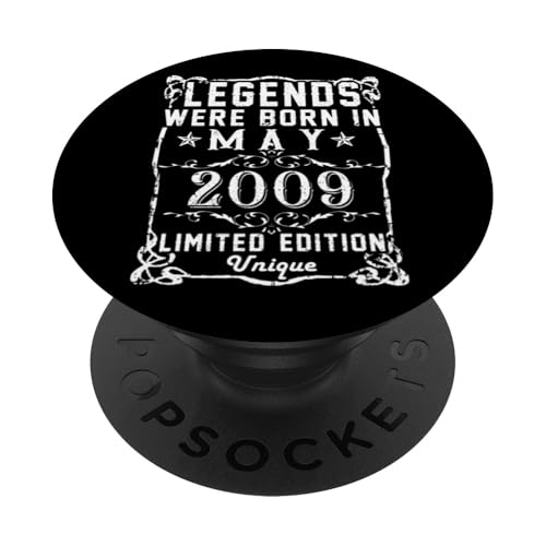 Cumpleaños Mayo 2009 Edición Limitada Regalo Legend May PopSockets PopGrip Intercambiable